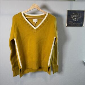 Women's Before You With Love Mustard‎ Yellow Pullover Sweater Size Small NEW